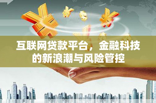 玉里互联网贷款平台，金融科技的新浪潮与风险管控