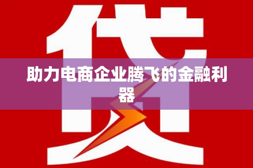 玉里助力电商企业腾飞的金融利器